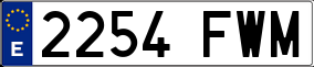 Truck License Plate
